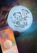 Bola Mágica de Natal Personalizada - Iluminação que encanta!