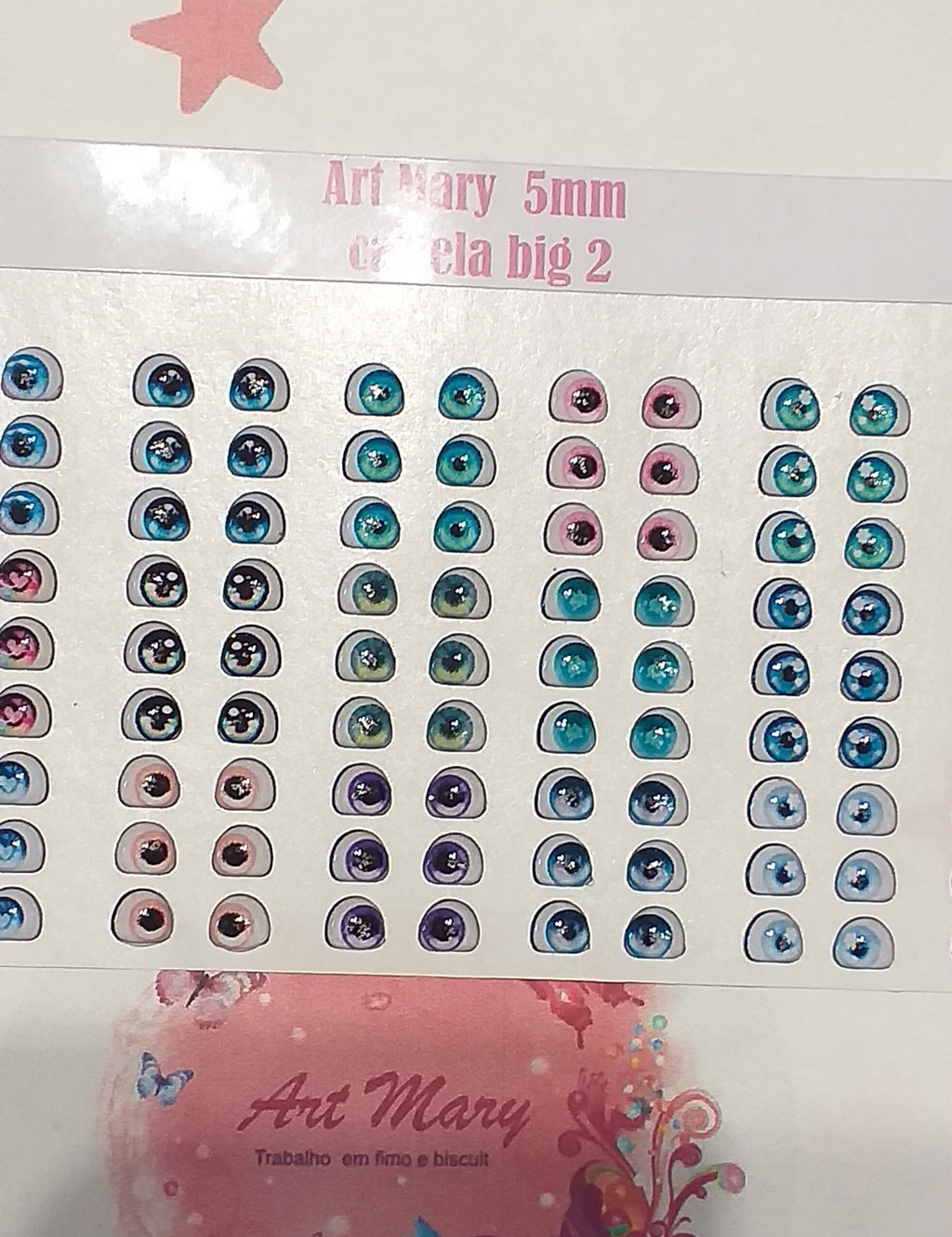 olhos para bonecos fimo, biscoito..